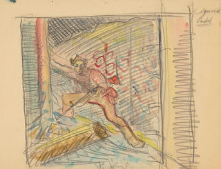 The tiger hunt - Arnold Peter Weisz-Kubínčan — artwork view