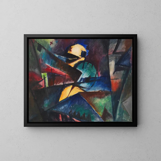 Untitled Painting - Arnold Topp — framed artwork on a wall