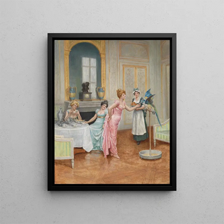 The Parrot - Arnold Willms — framed artwork on a wall