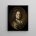 Portrait of a Man - Arnold van Boonen — framed artwork on a wall