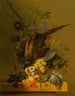 Still life with a pheasant and fruits - Arnoldus Bloemers — artwork view