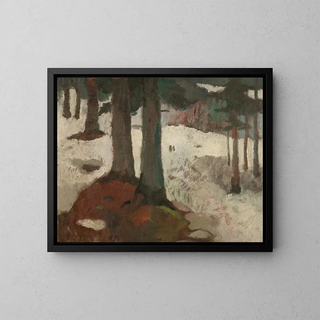 Forest - Arnulf Overland — framed artwork on a wall