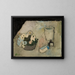 Still life - Arnulf Overland — framed artwork on a wall
