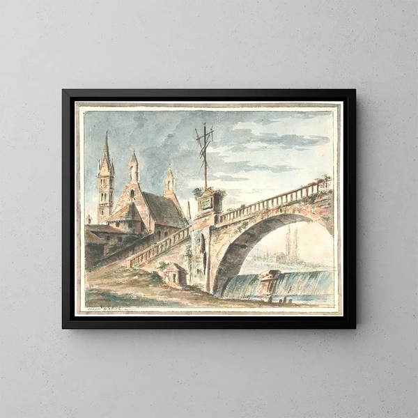 Kirke and Bro - Aron Wallick — framed artwork on a wall