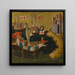 Arrival of Saint Ursula in Cologne - Bernardo Daddi — framed artwork on a wall