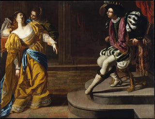 Esther before Ahasuerus - Artemisia Gentileschi — artwork view