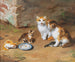 Family of Cats - Arthur Alfred Brunel de Neuville — artwork view