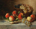 Still life with apples and grapes - Arthur Alfred Brunel de Neuville — artwork view