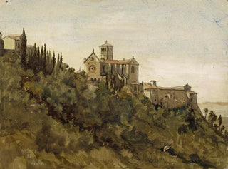 La colline d'Assise - Arthur Joseph Gueniot — artwork view