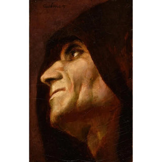 The Monk - Arthur Joseph Gueniot — framed artwork on a wall