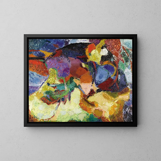 Untitled Painting - Arthur Beecher Carles — framed artwork on a wall