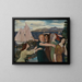 Across the Port - Arthur Bowen Davies — framed artwork on a wall