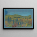 Across the Valley - Arthur Bowen Davies — framed artwork on a wall
