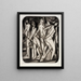 Andante - Arthur Bowen Davies — framed artwork on a wall