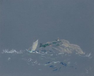 Lighthouse of Bear Island - Arthur Bowen Davies — artwork view