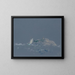 Lighthouse of Bear Island - Arthur Bowen Davies — framed artwork on a wall