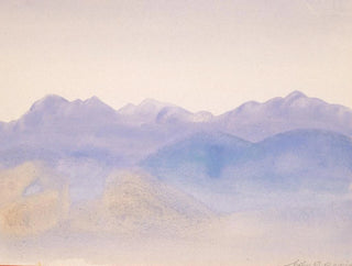 Blue Mist Painting - Arthur Bowen Davies — artwork view