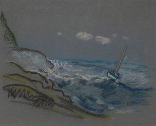 Bateau en détresse - Arthur Bowen Davies — artwork view