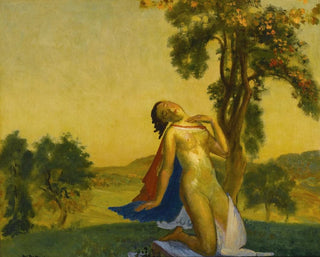 Breathable Sacrifice Painting - Arthur Bowen Davies — artwork view