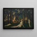 Summer Corridor - Arthur Bowen Davies — framed artwork on a wall