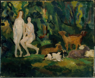 Gouttes de rosée - Arthur Bowen Davies — artwork view