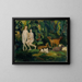 Gouttes de rosée - Arthur Bowen Davies — framed artwork on a wall