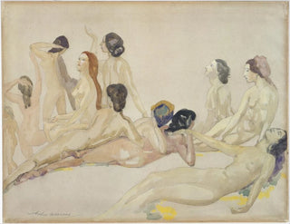 Eleven Nudes - Arthur Bowen Davies — artwork view