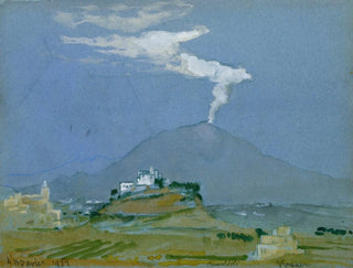 Landscape of Camaldoli - Arthur Bowen Davies — artwork view