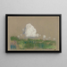 Landscape with Clouds - Arthur Bowen Davies — framed artwork on a wall