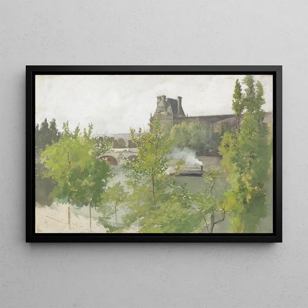Louvre Painting - Arthur Bowen Davies — framed artwork on a wall