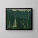 Many Waters - Arthur Bowen Davies — framed artwork on a wall