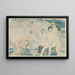 Liberation at the gates - Arthur Bowen Davies — framed artwork on a wall