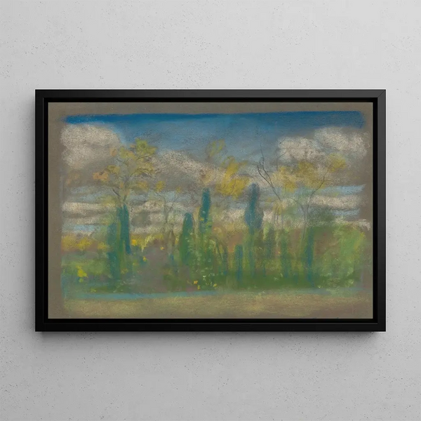 Spring Painting - Arthur Bowen Davies — framed artwork on a wall