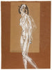 Female nude standing - Arthur Bowen Davies — artwork view