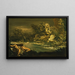 The Deluge - Arthur Bowen Davies — framed artwork on a wall