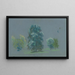 Study of a Tree - Arthur Bowen Davies — framed artwork on a wall