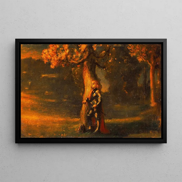 Visions of Glory - Arthur Bowen Davies — framed artwork on a wall