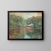 Building of Pleasure Craft by the Water - Arthur Clifton Goodwin — framed artwork on a wall