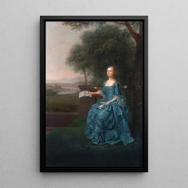 Reproduction of the painting Anne Streatfeild née Sidney - Arthur Devis