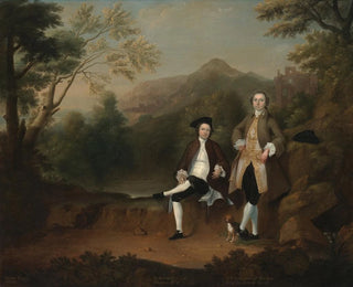 Robert Gwillym d'Atherton and William Farington de Werden - Arthur Devis — artwork view