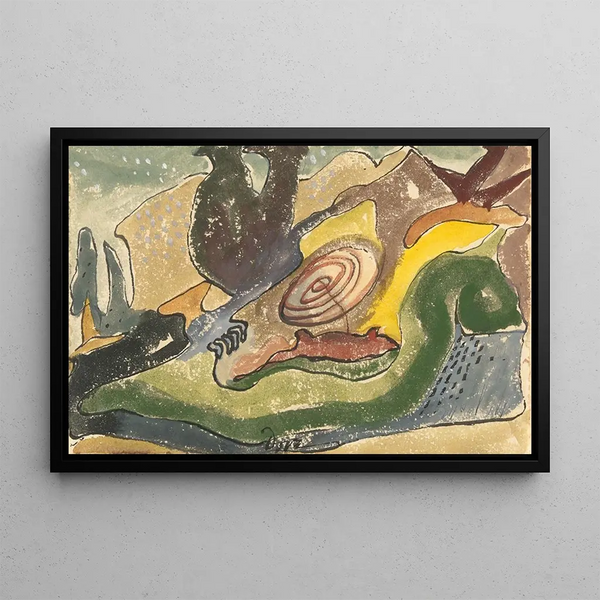 Beach - Arthur Dove — framed artwork on a wall