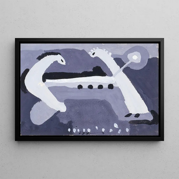 Black and White Painting - Arthur Dove — framed artwork on a wall