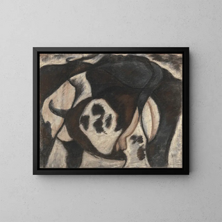 Cow - Arthur Dove — framed artwork on a wall