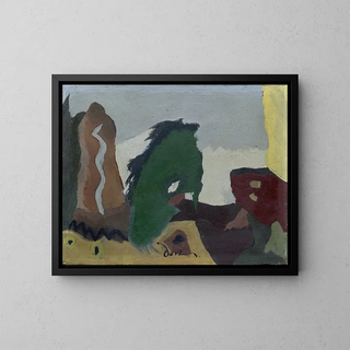 By the Lake - Arthur Dove — framed artwork on a wall