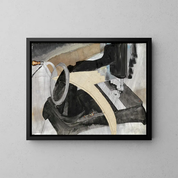 Sewing machine manual - Arthur Dove — framed artwork on a wall