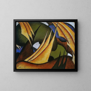 Voiles - Arthur Dove — framed artwork on a wall