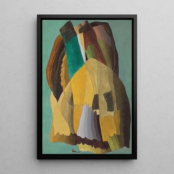 Route du rivage - Arthur Dove — framed artwork on a wall
