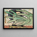 Barge à boule d'argent et arbres - Arthur Dove — framed artwork on a wall