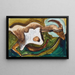 Study for a Goat - Arthur Dove — framed artwork on a wall