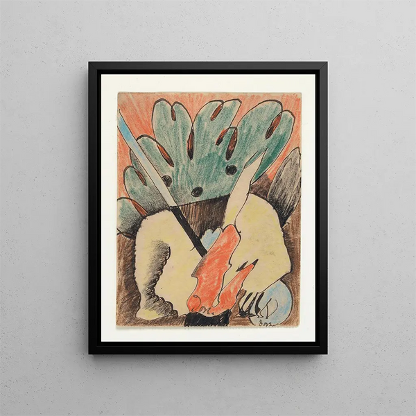 Untitled Painting - Arthur Dove — framed artwork on a wall